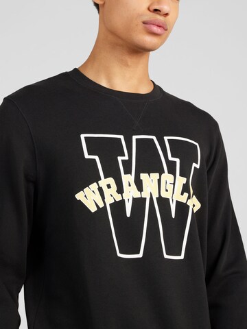 WRANGLER Sweatshirt in Black