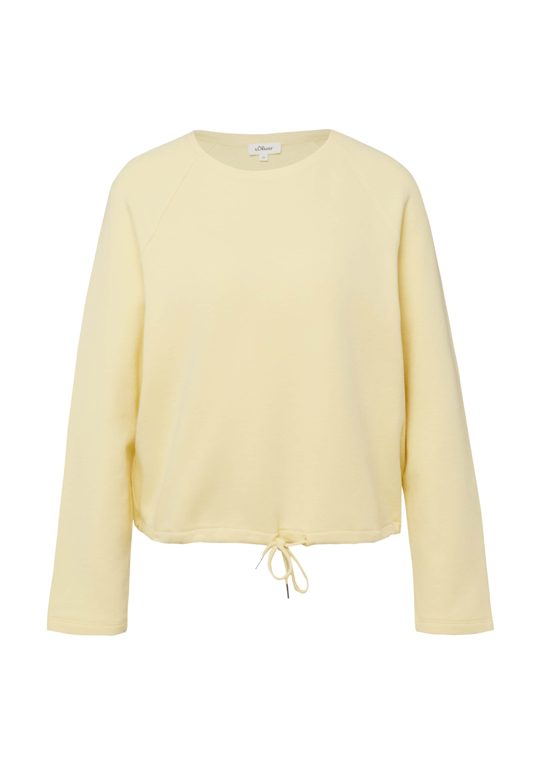 s.Oliver Sweatshirt in Yellow: front