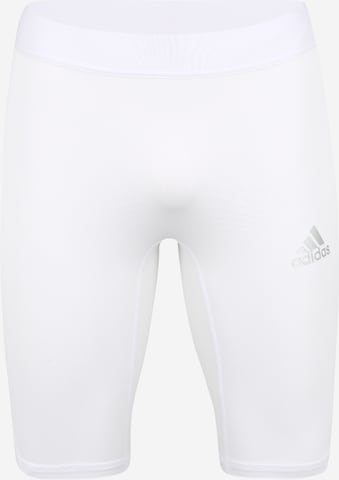 Skinny Sous-vêtements de sport ADIDAS SPORTSWEAR en blanc : devant