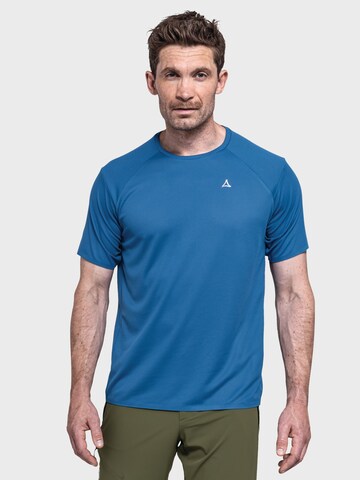 Schöffel Performance shirt ' Hiking T Shirt Style Grunas MNS ' in Blue: front