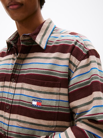 Regular fit Camicia di Tommy Jeans in marrone