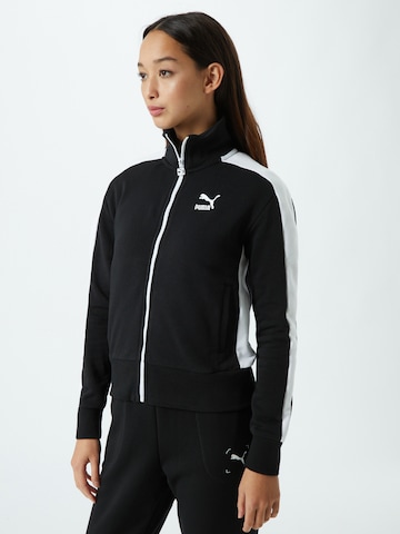 PUMA Sportief sweatvest in Zwart: voorkant