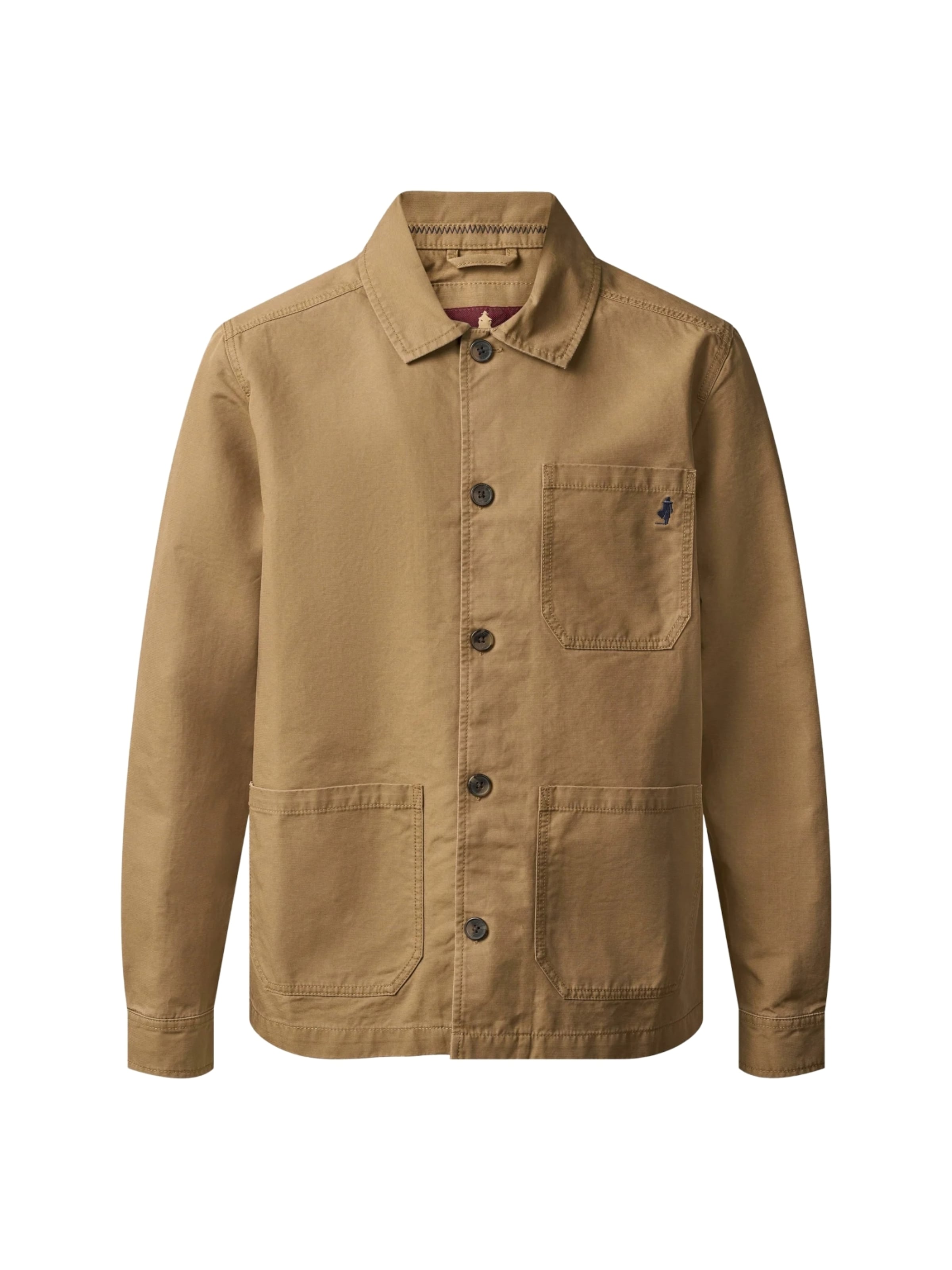 MCS Klasický střih Košile 'Craig' – hnědá: přední strana