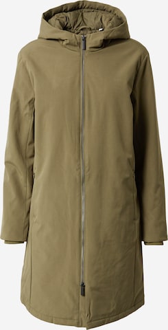 KnowledgeCotton Apparel Parka 'JASMINE' (GRS) in Grün: predná strana