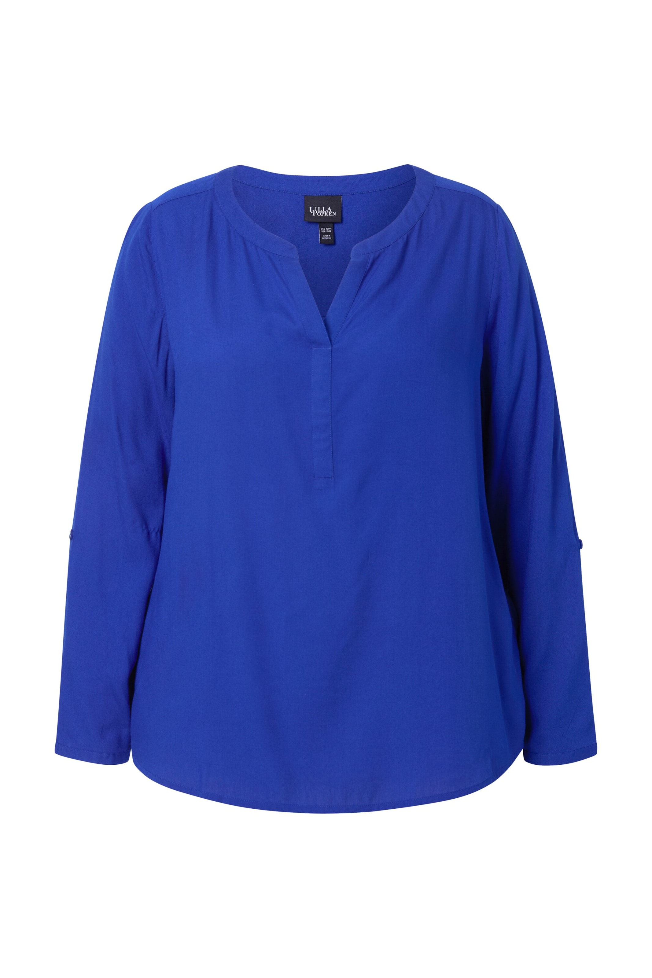 Ulla Popken Blouse in de kleur Kobaltblauw, Productweergave