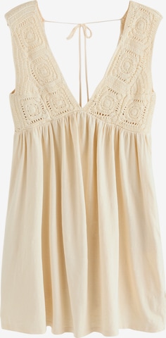 Rochie de la Next pe bej: față