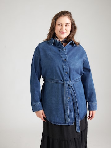 Giacca di mezza stagione 'CARANE' di ONLY Carmakoma in blu: frontale