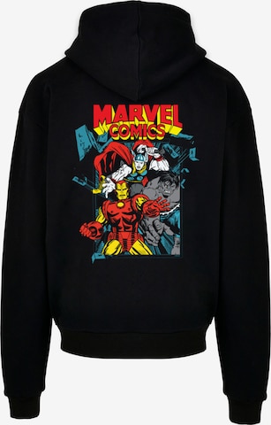 F4NT4STIC Sweatshirt 'Marvel Comics Trio Pose' in Zwart: voorkant