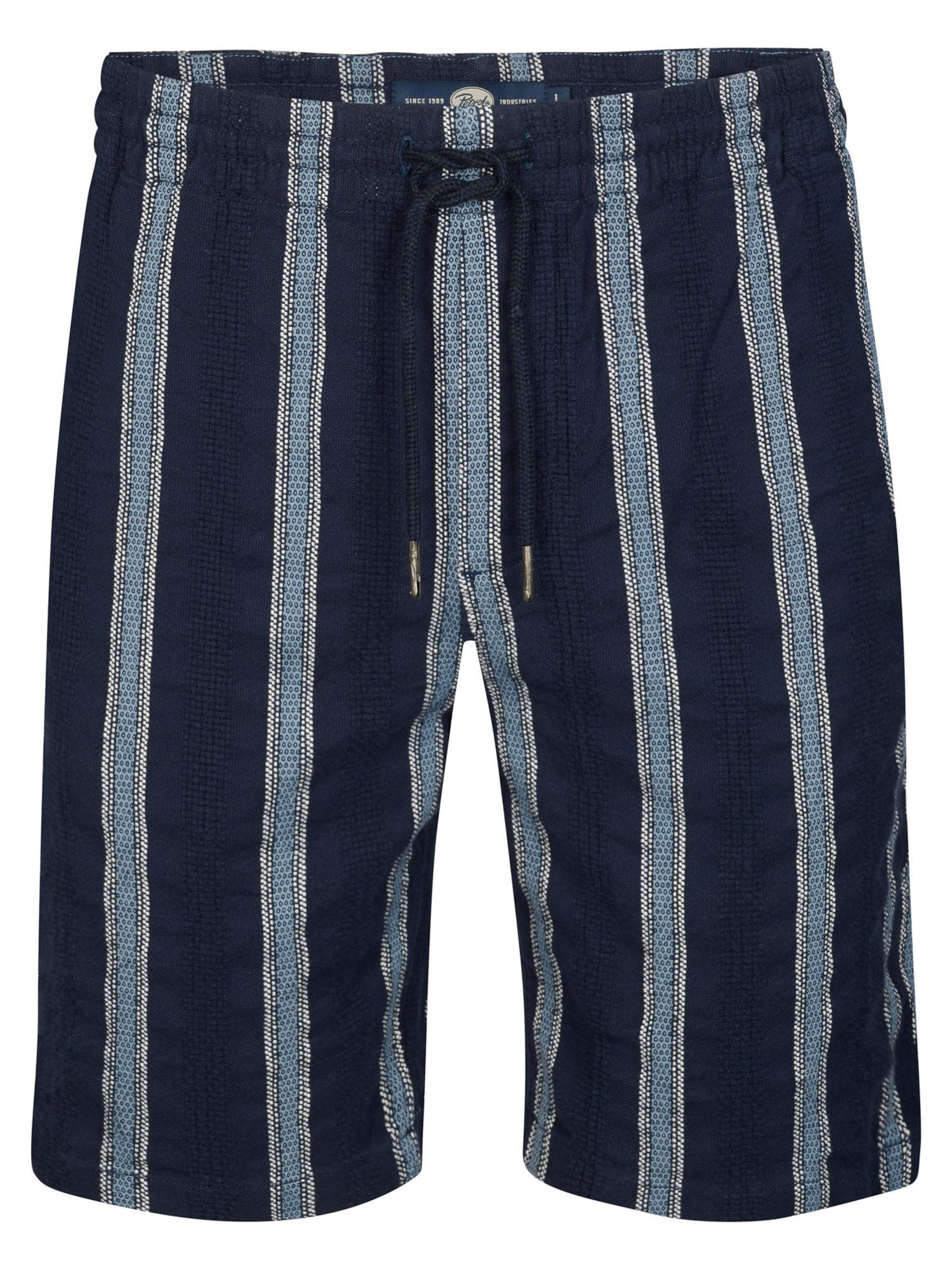 PETROL INDUSTRIES MEN Regular Pants in Blue: front