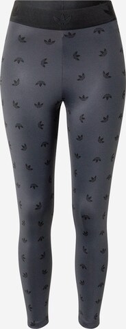 pelēks ADIDAS ORIGINALS Šaurs Legingi ' High Waist Allover Print': no priekšpuses