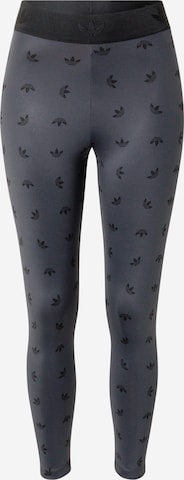 ADIDAS ORIGINALS Skinny Leggings ' High Waist Allover Print' in Grijs: voorkant