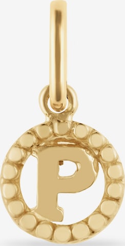 FAVS Pendant in Gold: front