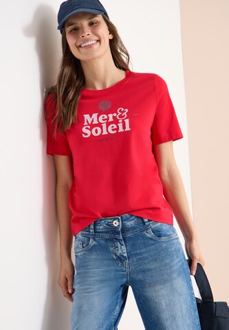 CECIL T-Shirt in Rot: Vorderseite