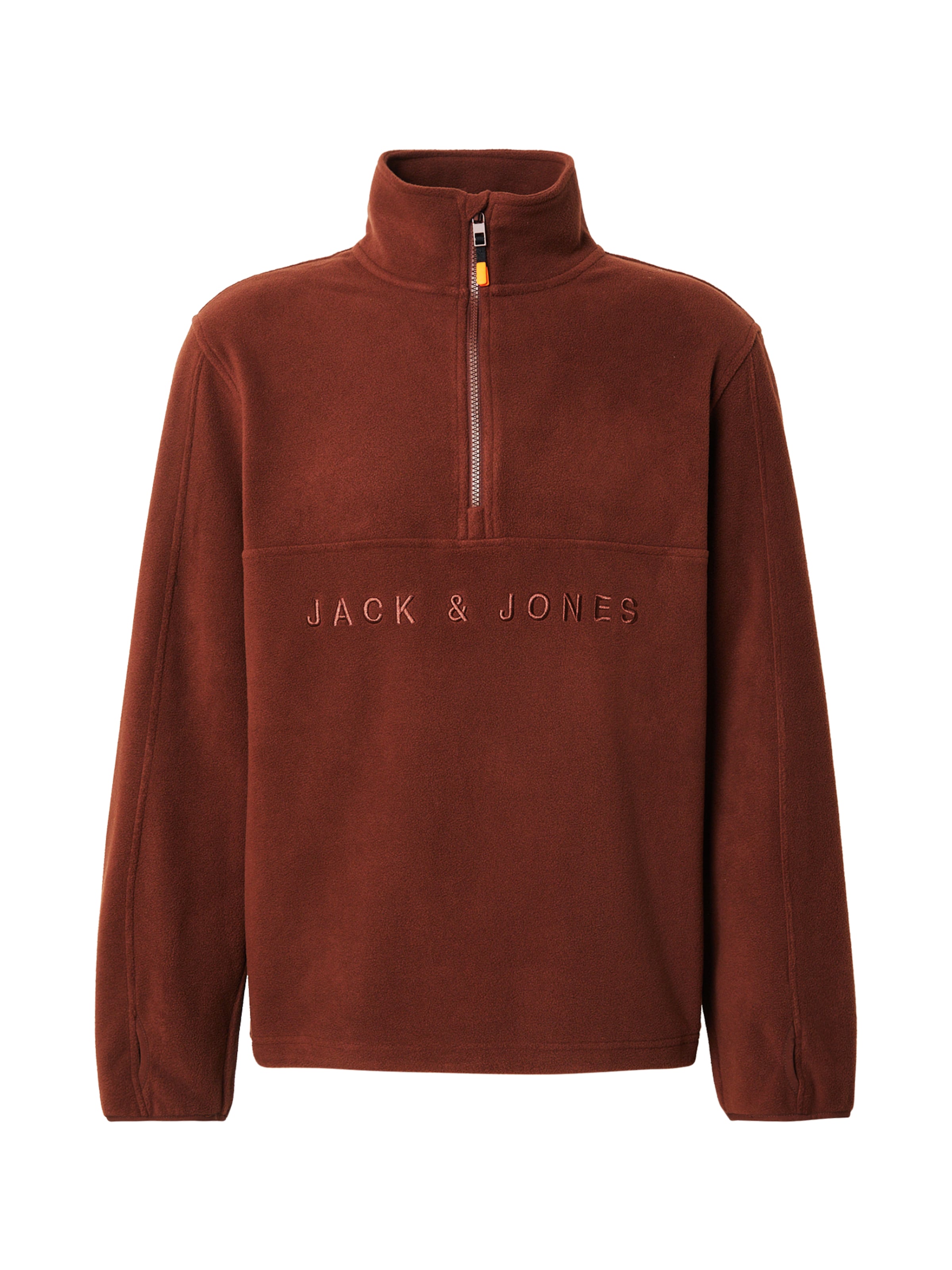 JACK & JONES Πουλόβερ 'JJALPES' σε καφέ: μπροστά