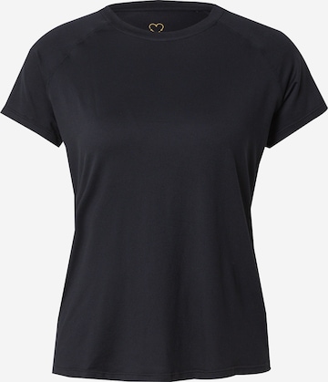 T-shirt fonctionnel 'Gaina V2' Athlecia en noir : devant