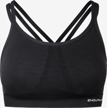 ENDURANCE Bustier Sport bh 'Megan' in Zwart: voorkant