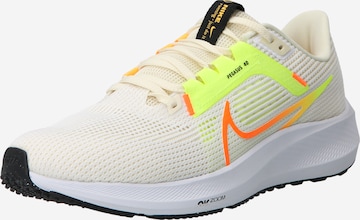 NIKE Running Shoes 'Air Zoom Pegasus 40' in White: front