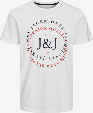JACK & JONES T-Shirt 'SUPPLY' in Weiß: predná strana
