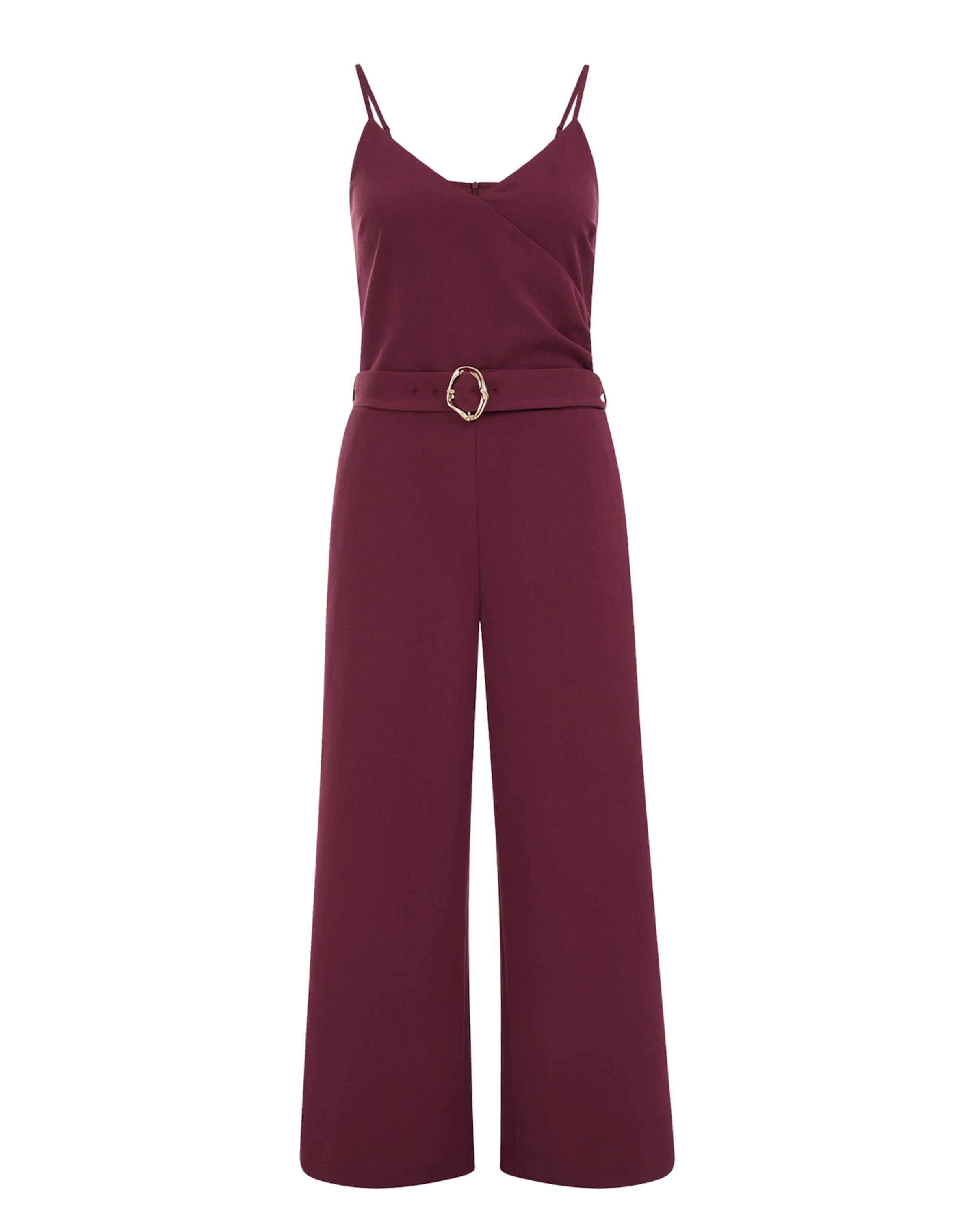 WE Fashion Kombinezon | rdeča barva: sprednja stran