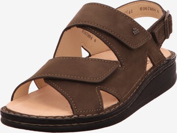 Finn Comfort Sandalen in Bruin: voorkant