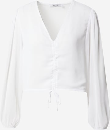 NA-KD Blouse in White: front