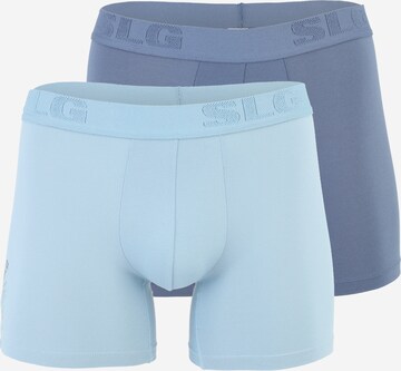Boxers 'Base Soft' SLOGGI en bleu : devant