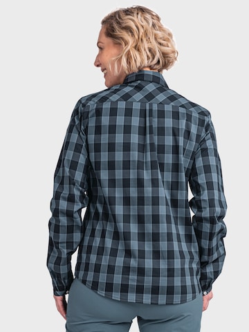 Schöffel Athletic button up shirt 'Silba' in Blue