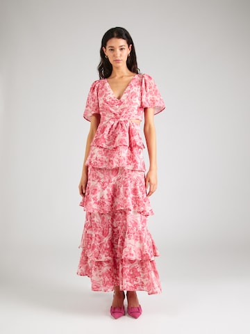 Coast Evening Dress in Pink: front