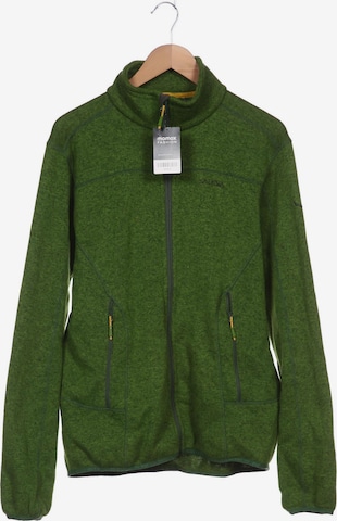 SALEWA Sweatshirt & Zip-Up Hoodie in M-L in Green: front