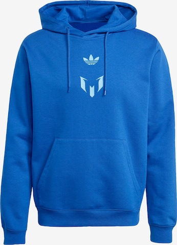 ADIDAS PERFORMANCE Sports sweatshirt 'Messi' in Blue: front