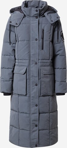 Manteau d’hiver 'Everest' Superdry en gris : devant