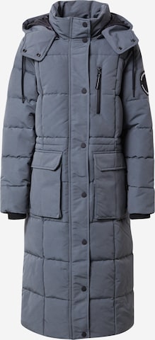 Manteau d’hiver 'Everest' Superdry en gris : devant