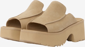 Mule UGG en beige : devant