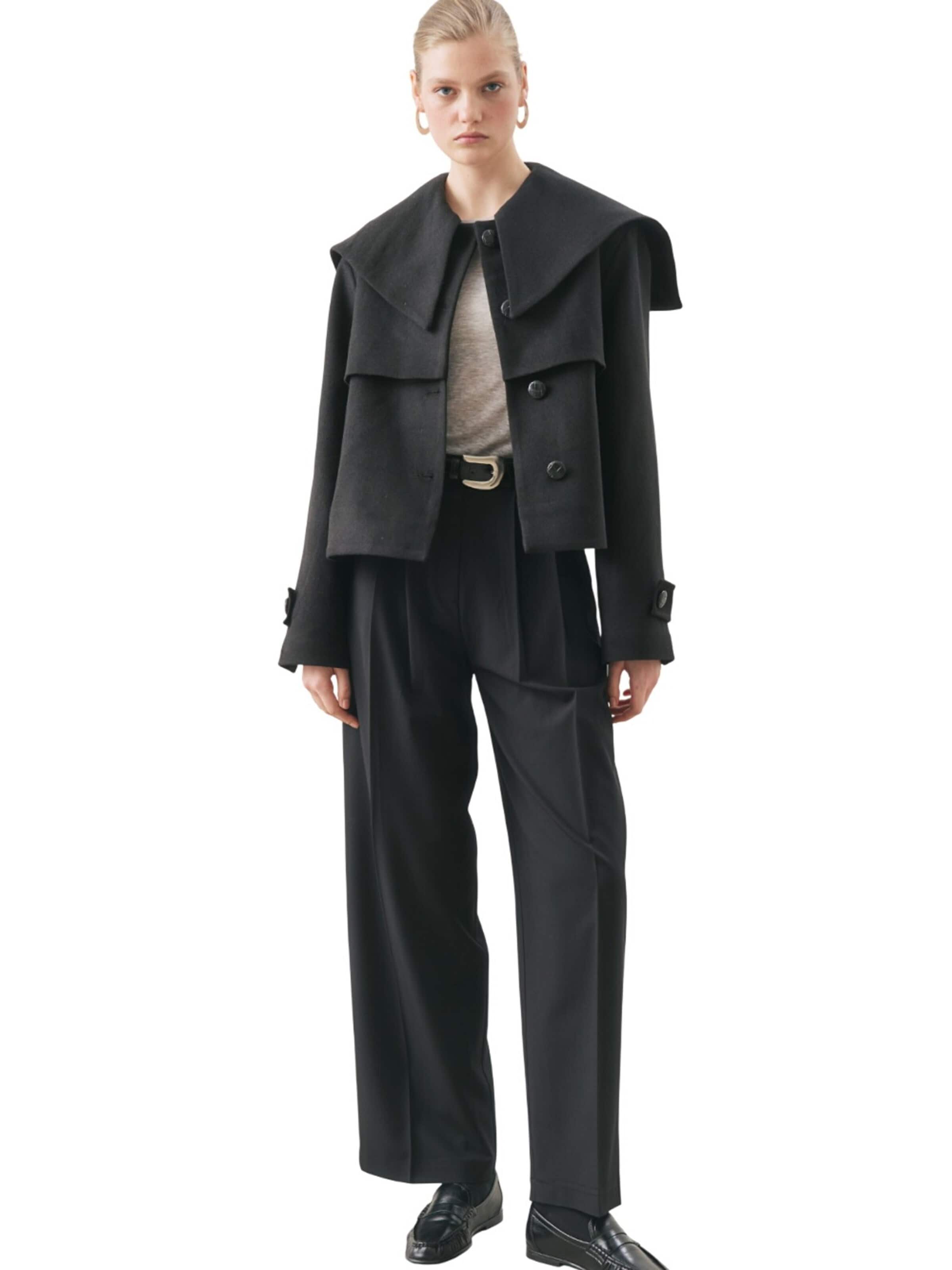 MANUKA Fleece Jacket in Black: front