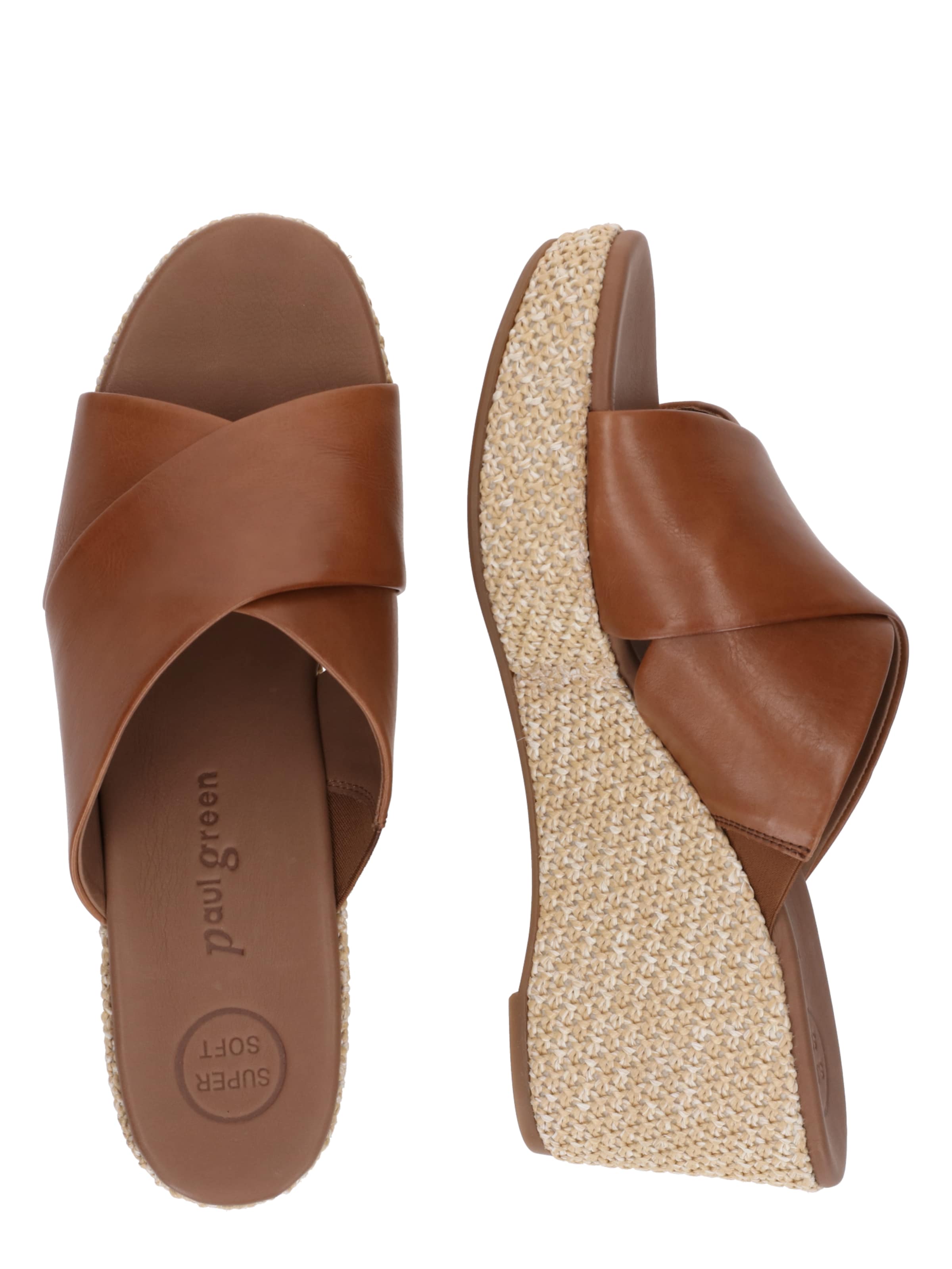Paul Green Pantolette i brun