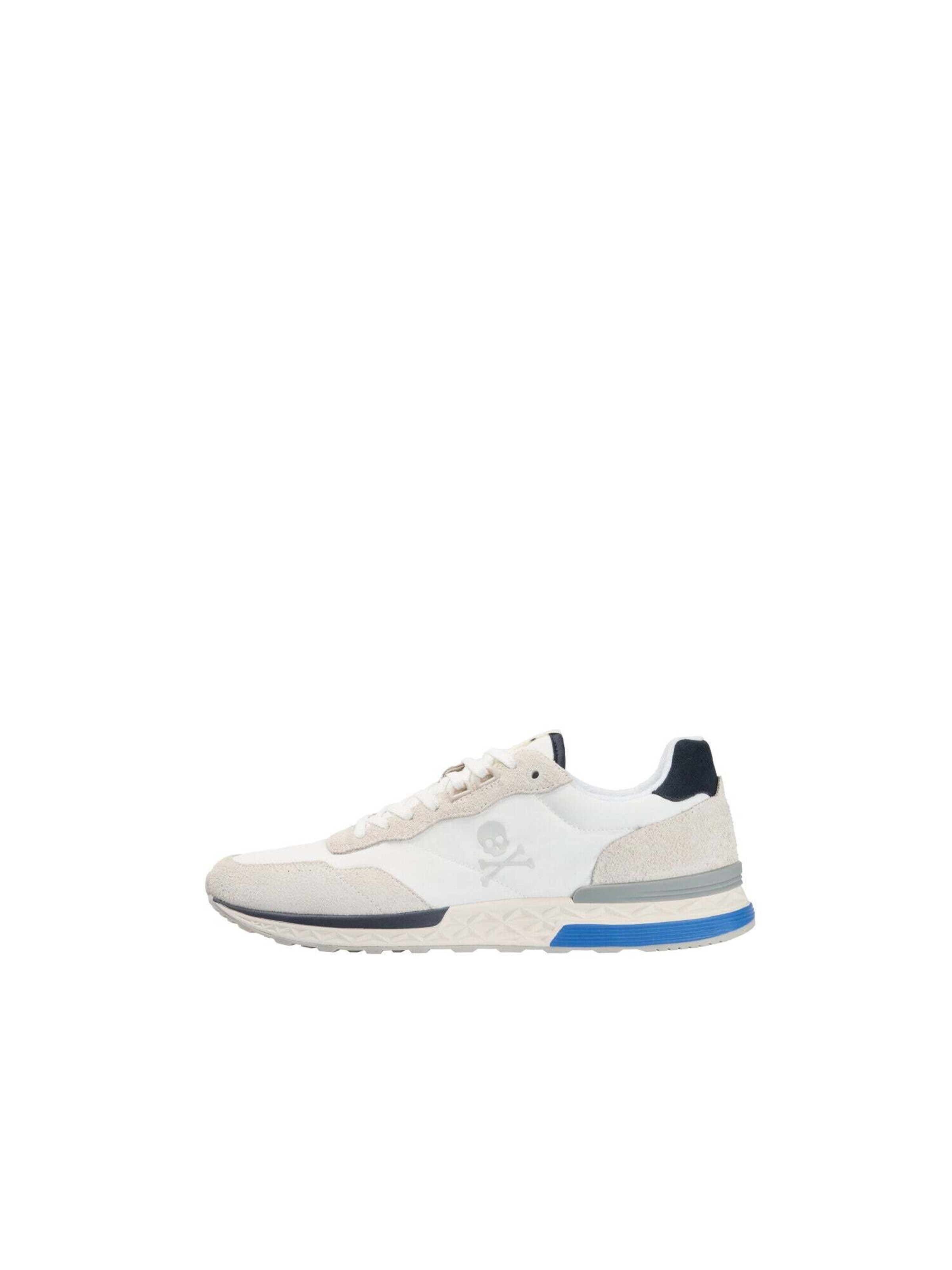 Baskets basses ' ' Scalpers en blanc : devant