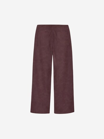 Dilvin Wide leg Broek 'Hose' in Rood