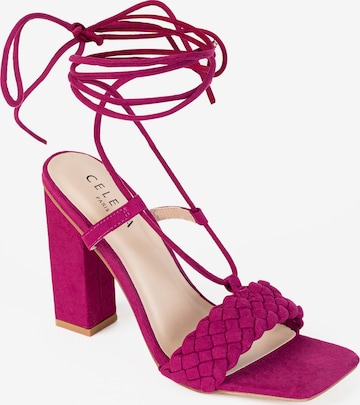 Celena - Sandalias con hebilla 'Chahra' en rosa