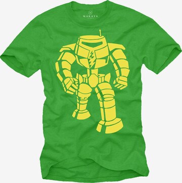 MAKAYA Shirt 'Robo' in Green: front