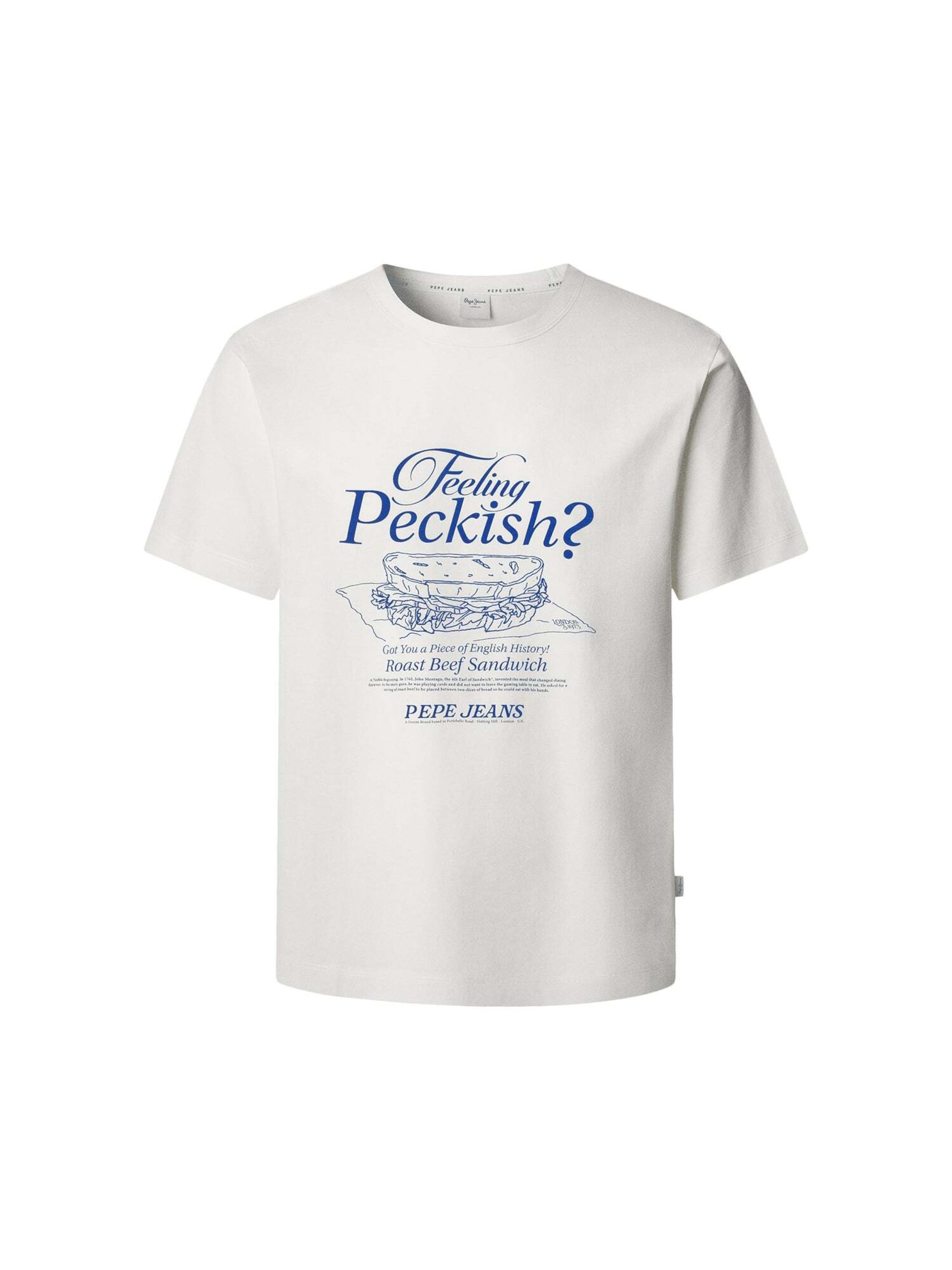 Pepe Jeans Shirt 'Tayler' in Wit: voorkant