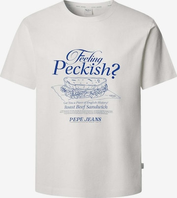 Pepe Jeans Shirt 'Tayler' in Wit: voorkant