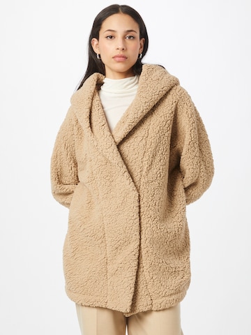 Manteau mi-saison 'Cuddle' Noisy may en beige : devant