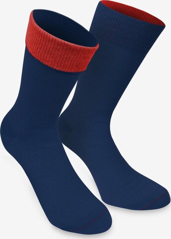 normani Socks ' Bi-Color ' in Blue