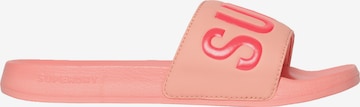 Superdry Strand-/badschoen 'Core' in Roze: voorkant