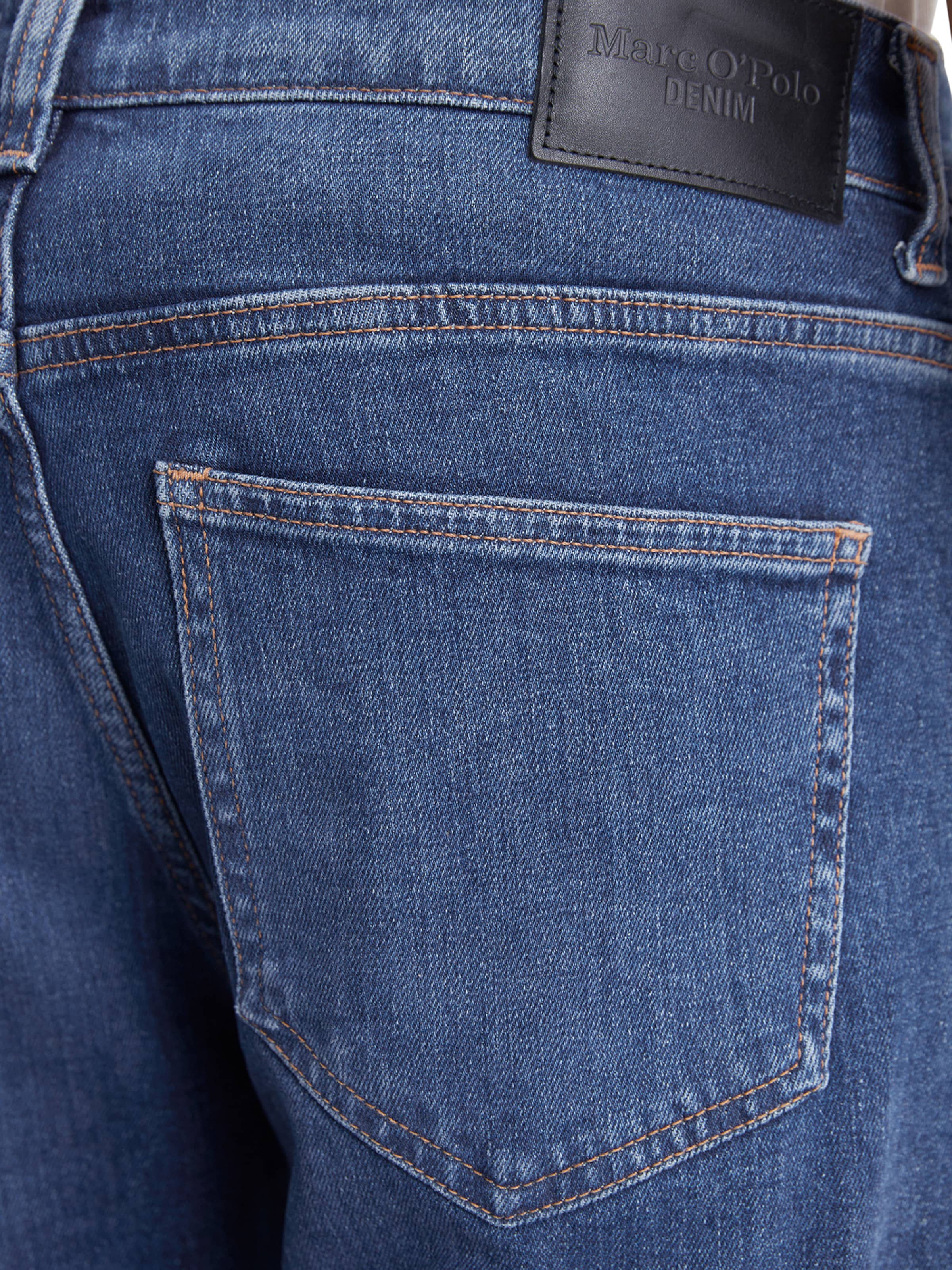 Marc O'Polo DENIM Tapered Jeans 'Linus' in Blauw