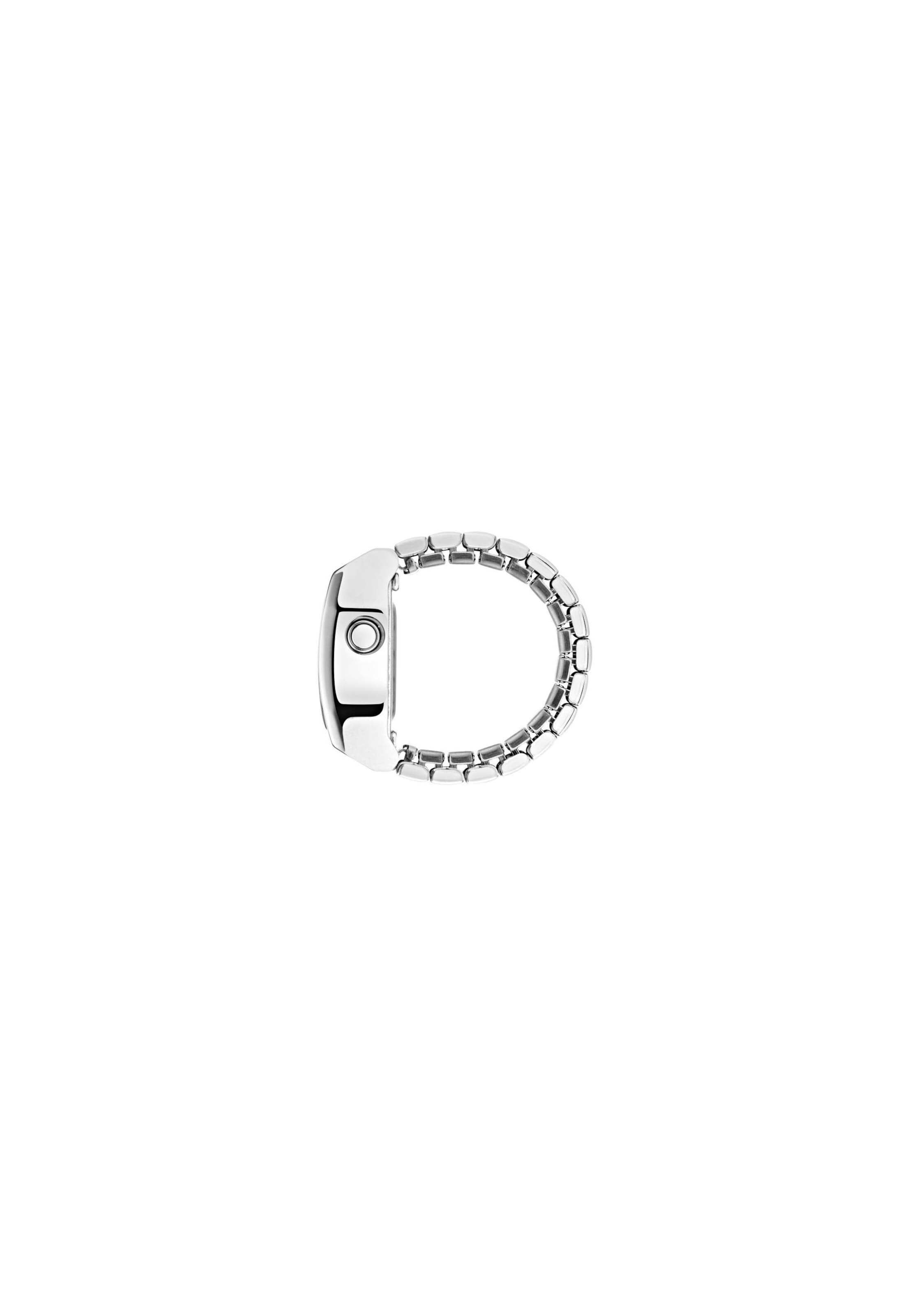 ADIDAS ORIGINALS Digitaal horloge 'DIGITAL TWO RING' in Zilver