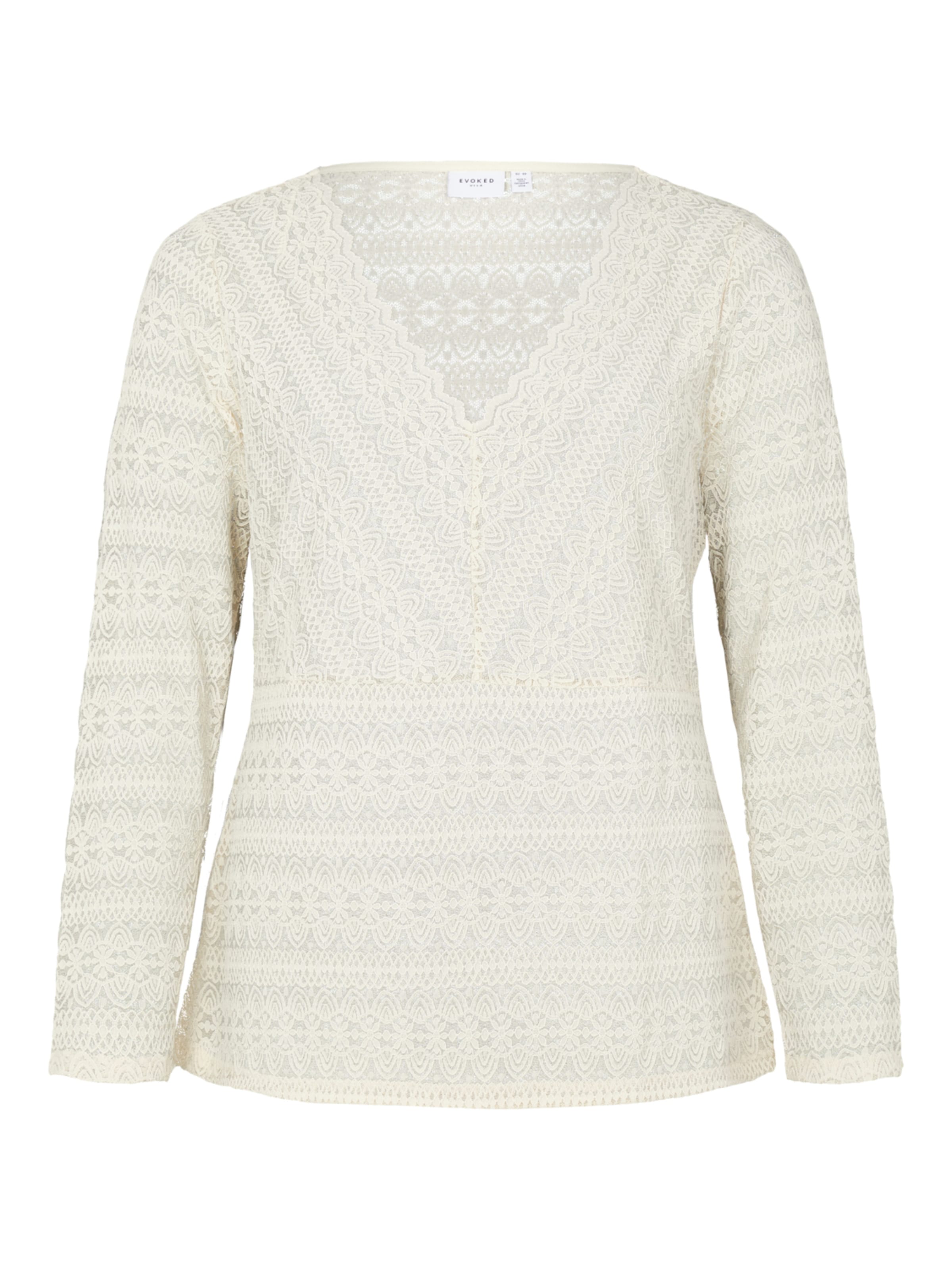 EVOKED Tričko 'Vichikka' - Biela: predná strana