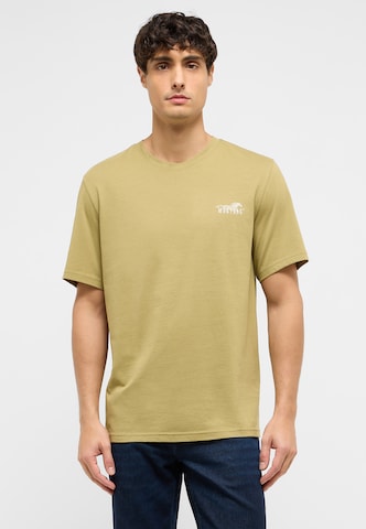 MUSTANG T-Shirt 'Austin' in Grün: Vorderseite