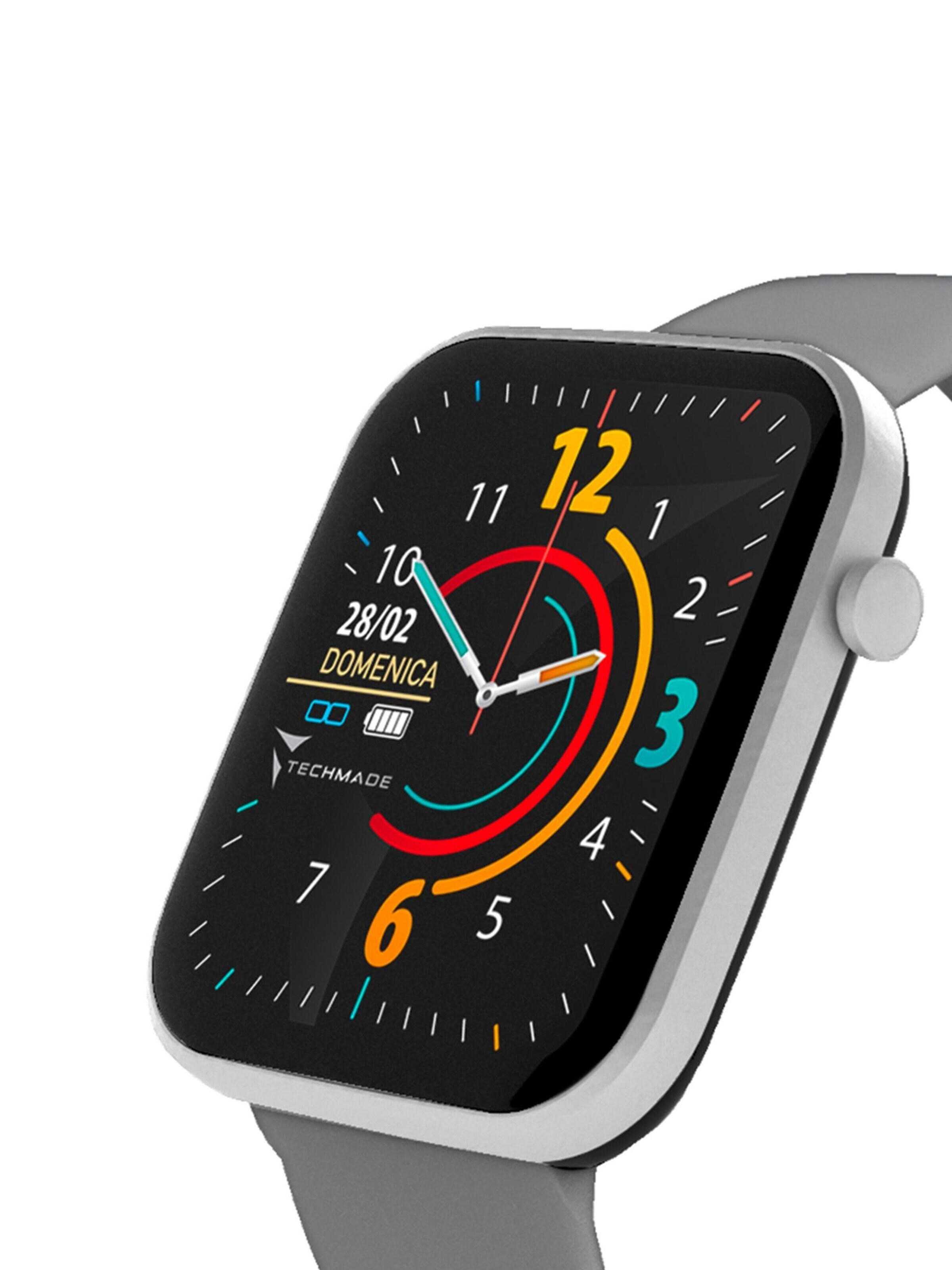 Techmade Digital Watch 'Hava' in Grey