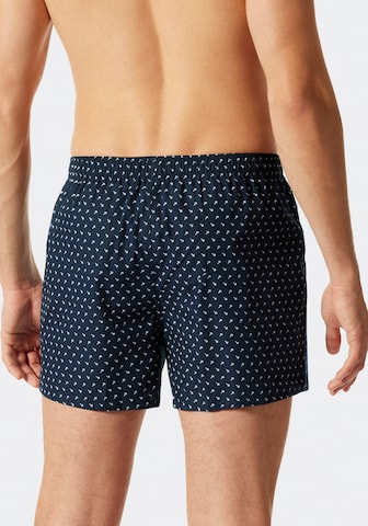 SCHIESSER Boxershorts i blå